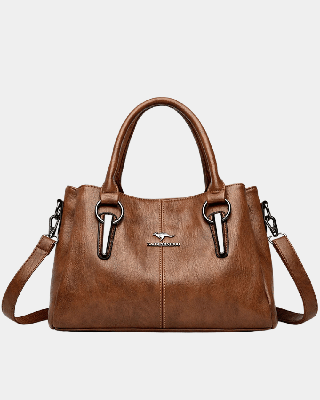Bolsa retrô em couro