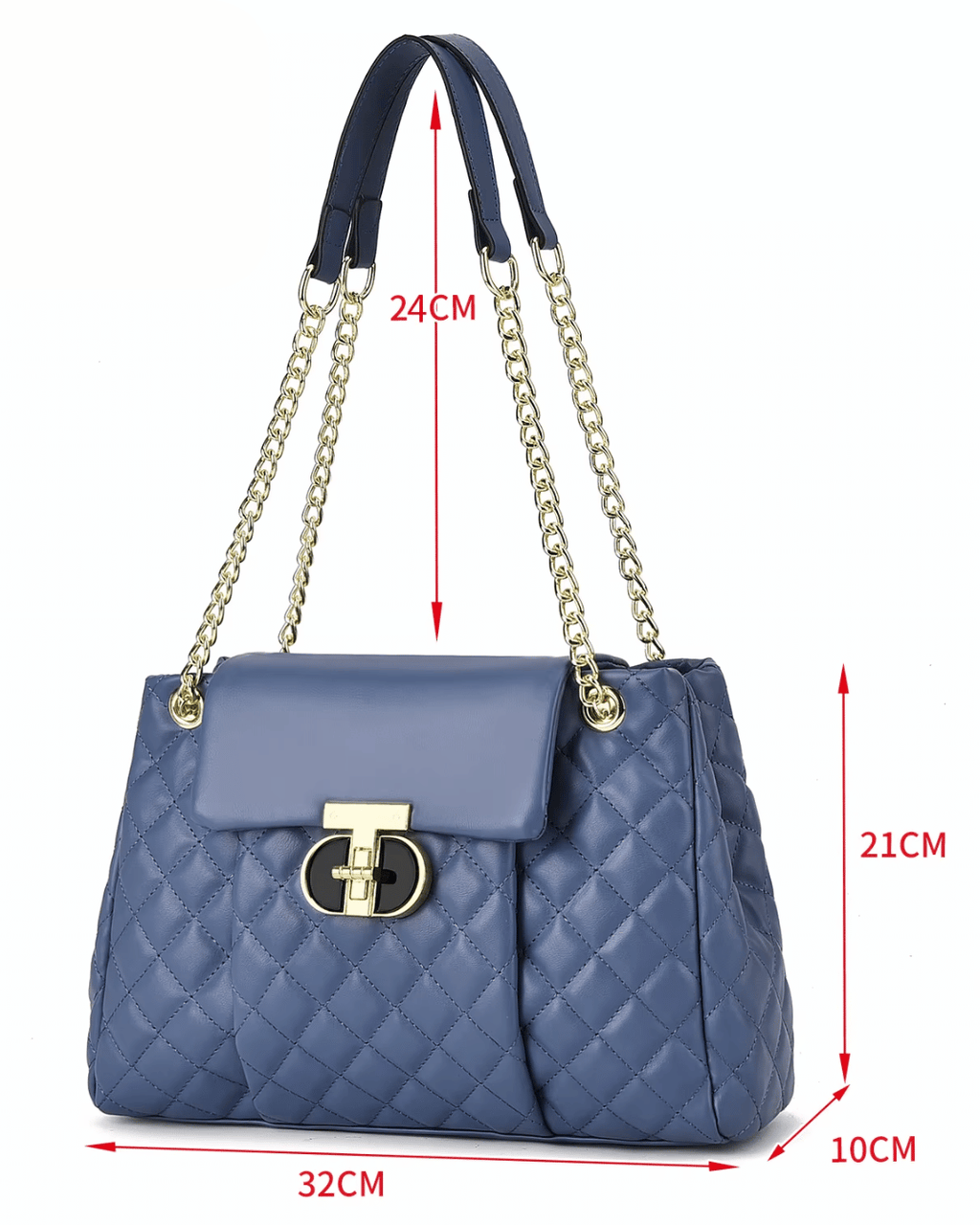 Bolsa Shoulder Verona Quilted Luxe