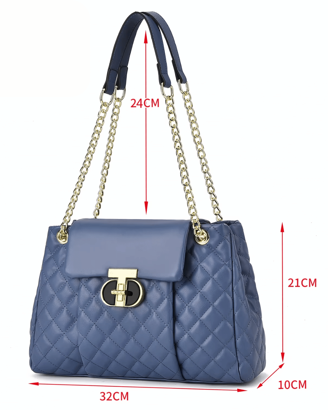 Bolsa Shoulder Verona Quilted Luxe