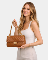 Bolsa couro Premium Transversal Aurora Class