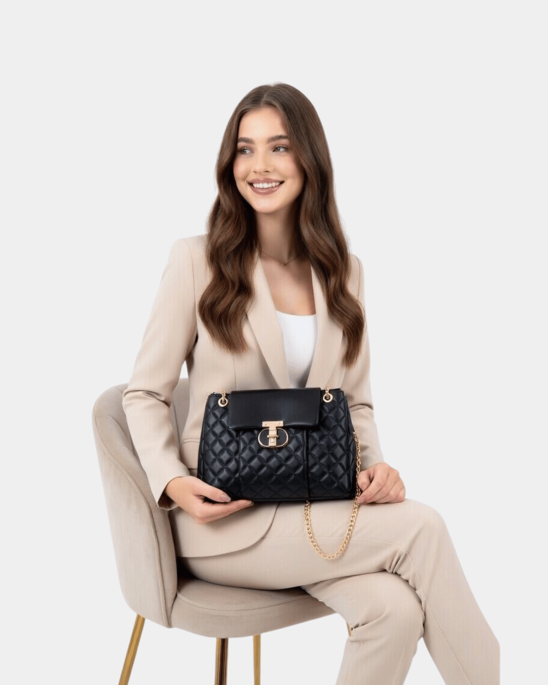 Bolsa Shoulder Verona Quilted Luxe