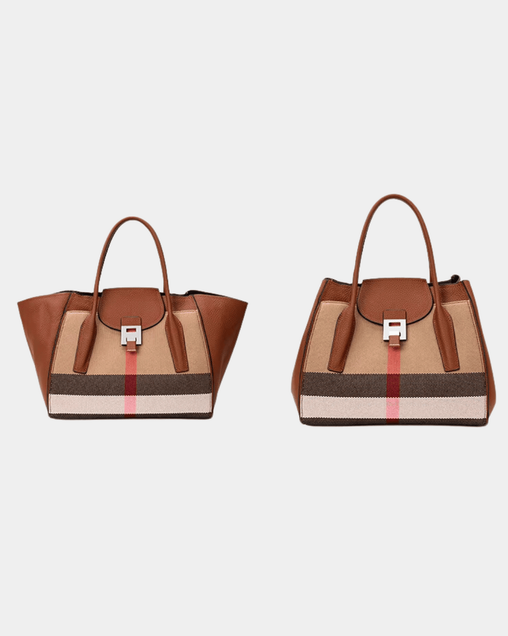 Bolsa retrô em couro genuíno