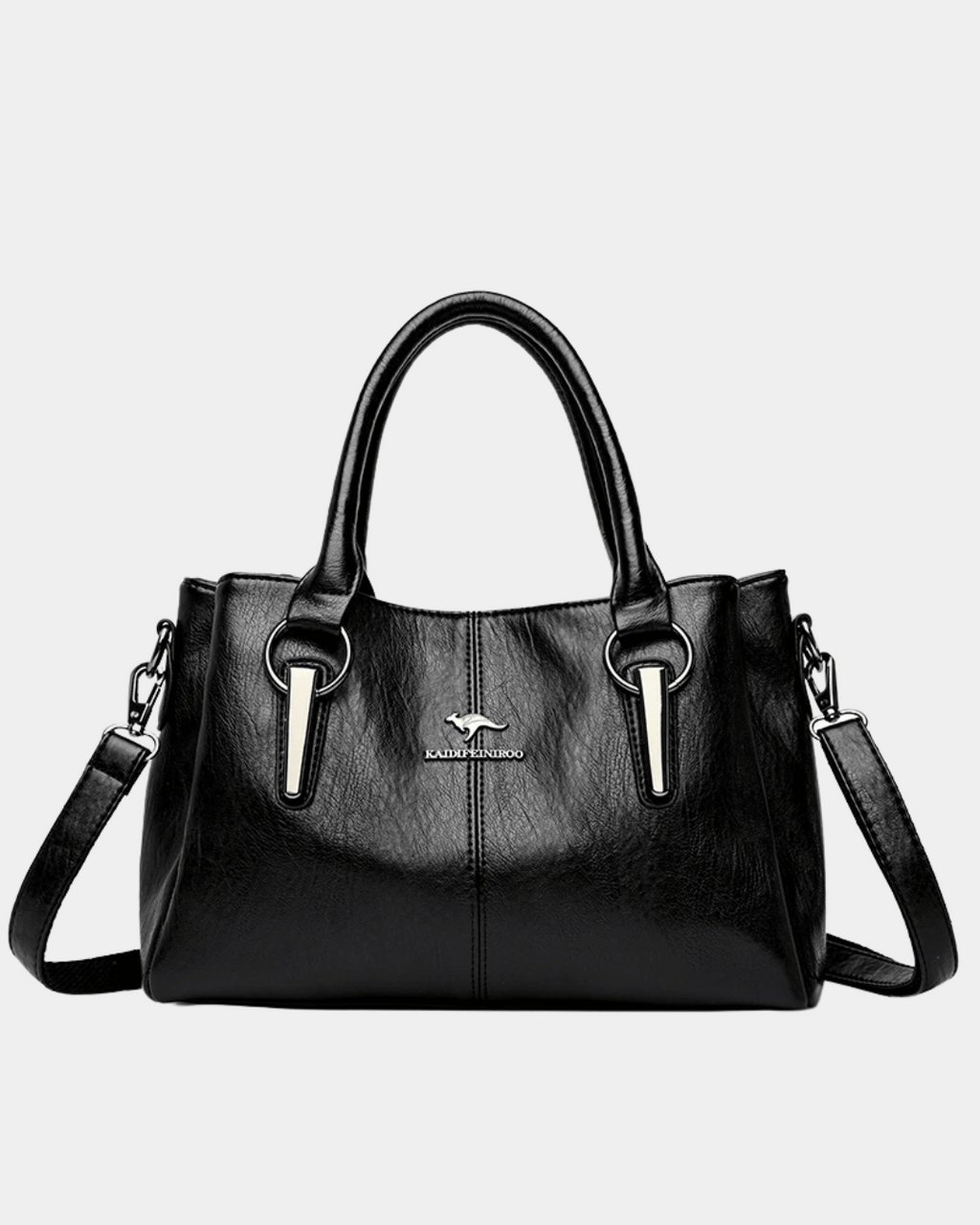 Bolsa retrô em couro