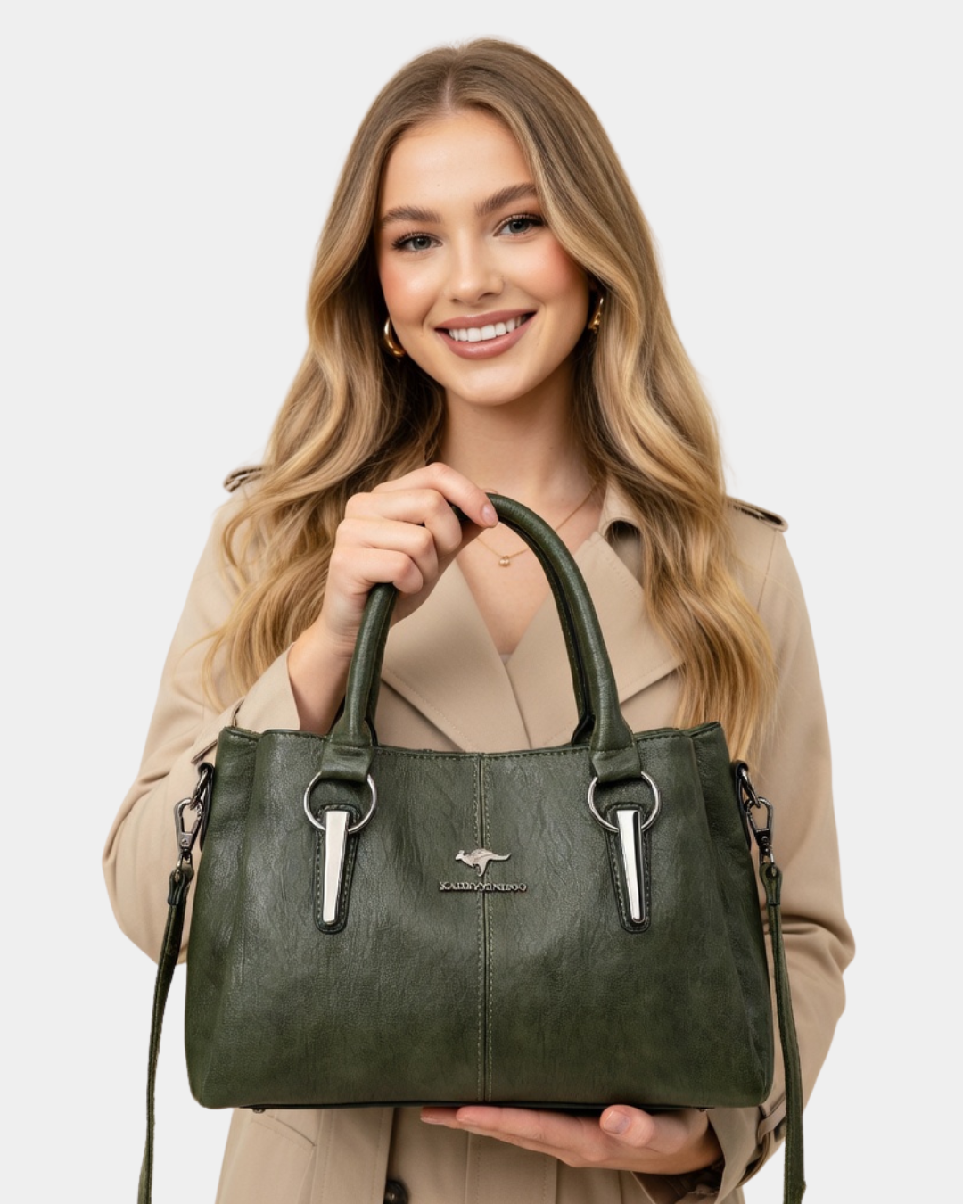 Bolsa retrô em couro