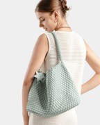 Bolsa Hobo Firenze Intrecciato Couro textura