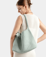Bolsa Hobo Firenze Intrecciato Couro textura