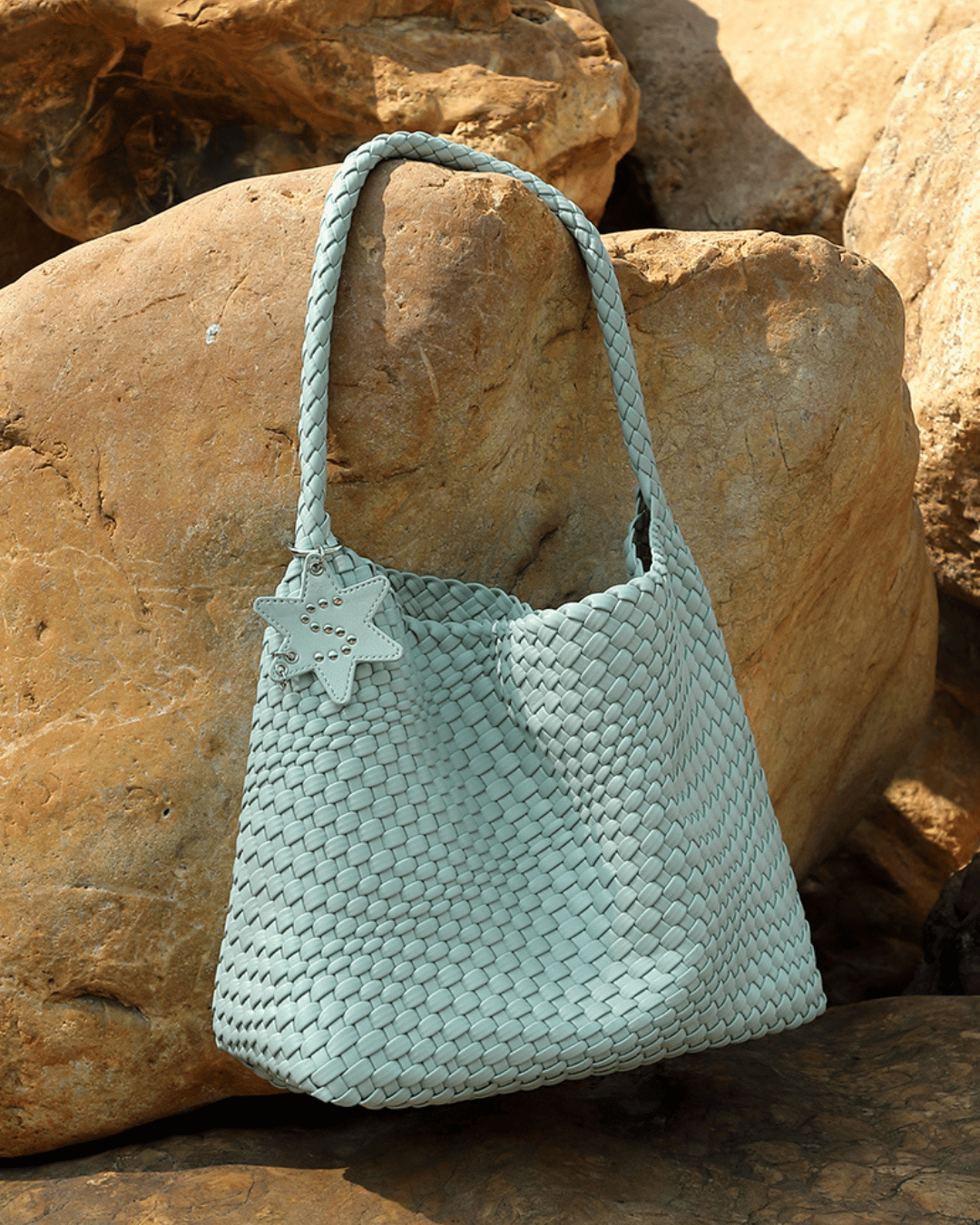Bolsa Hobo Firenze Intrecciato Couro textura