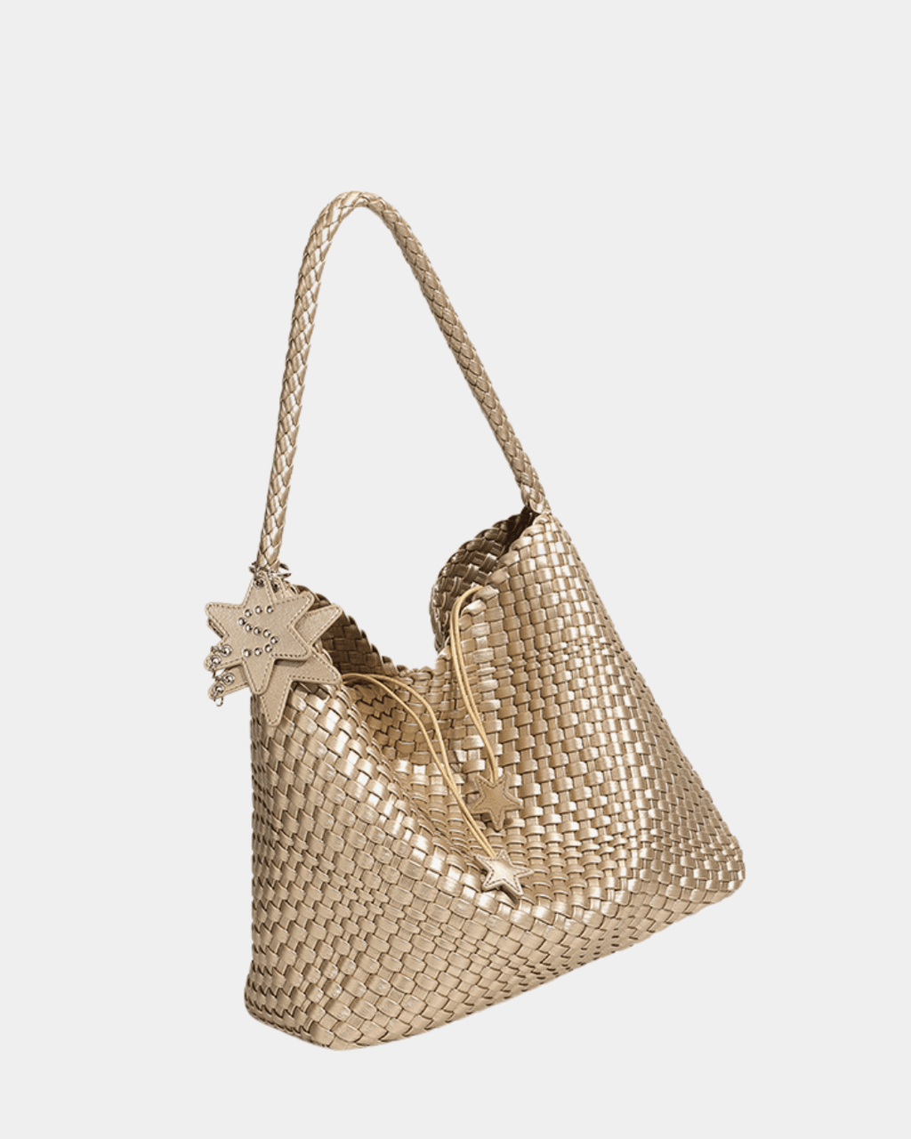 Bolsa Hobo Firenze Intrecciato Couro textura
