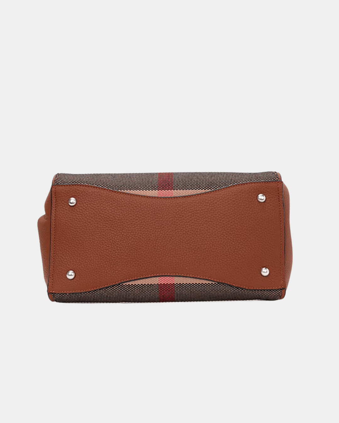 Bolsa retrô em couro genuíno