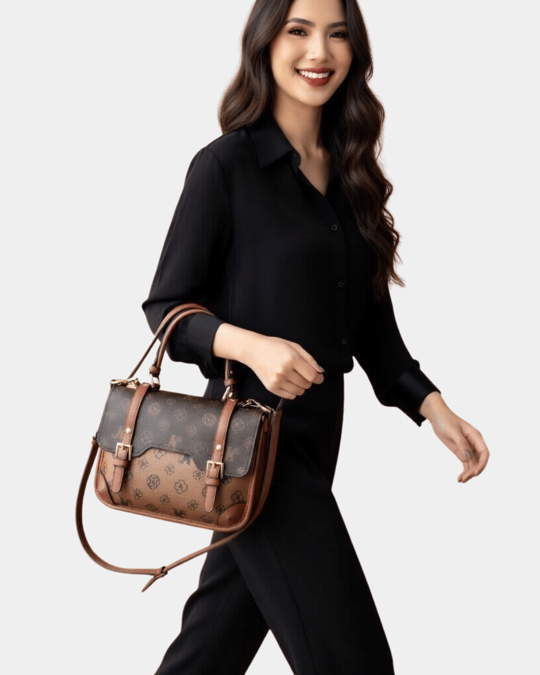 Bolsa Satchel Vintage Royale Monogram