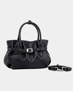 Bolsa Hobo Noir Essence Couro