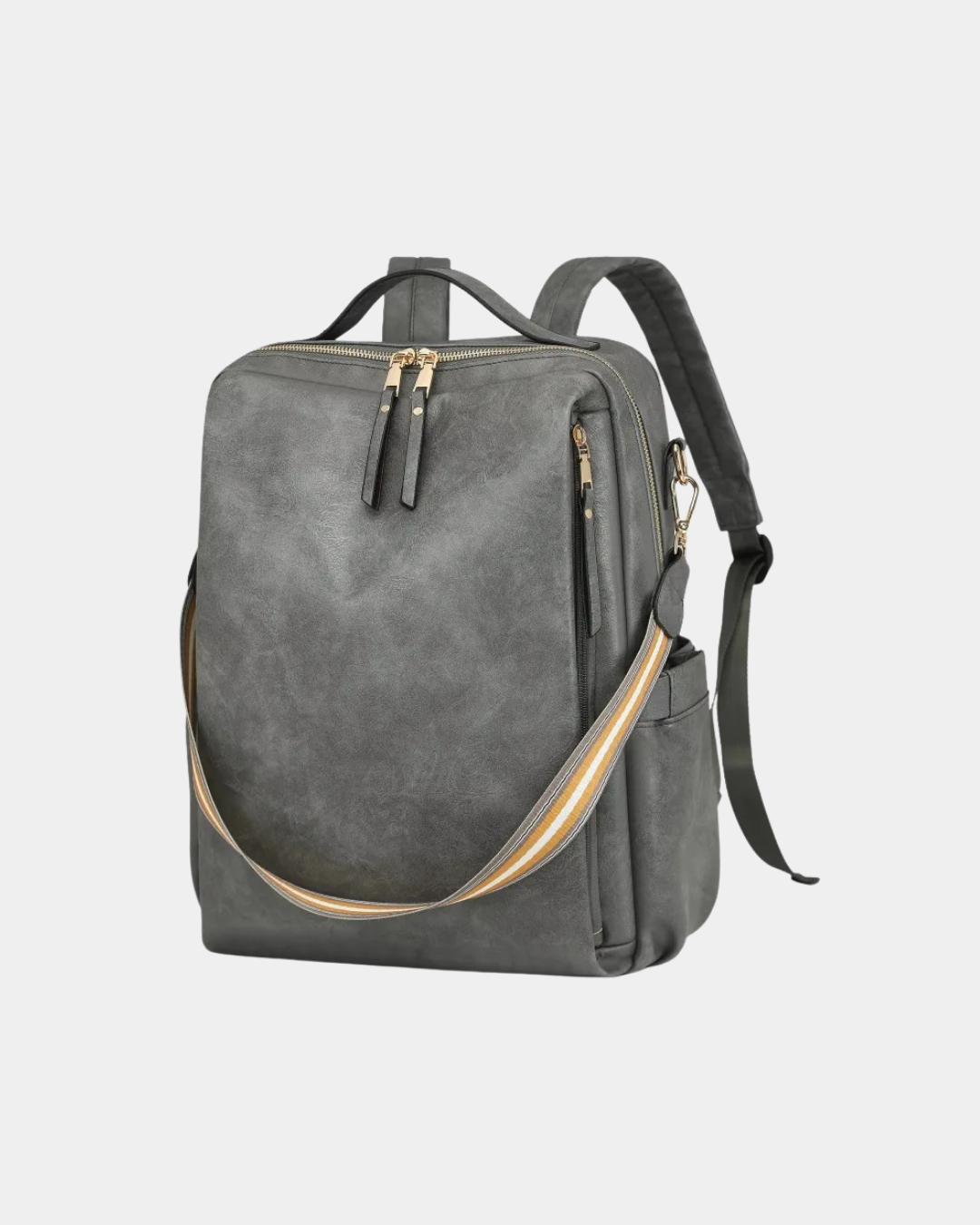 Mochila Estefani em couro modelo novo 2026