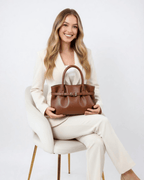 Bolsa Hobo Elegance Couro