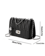 Bolsa acolchoada casual Paris
