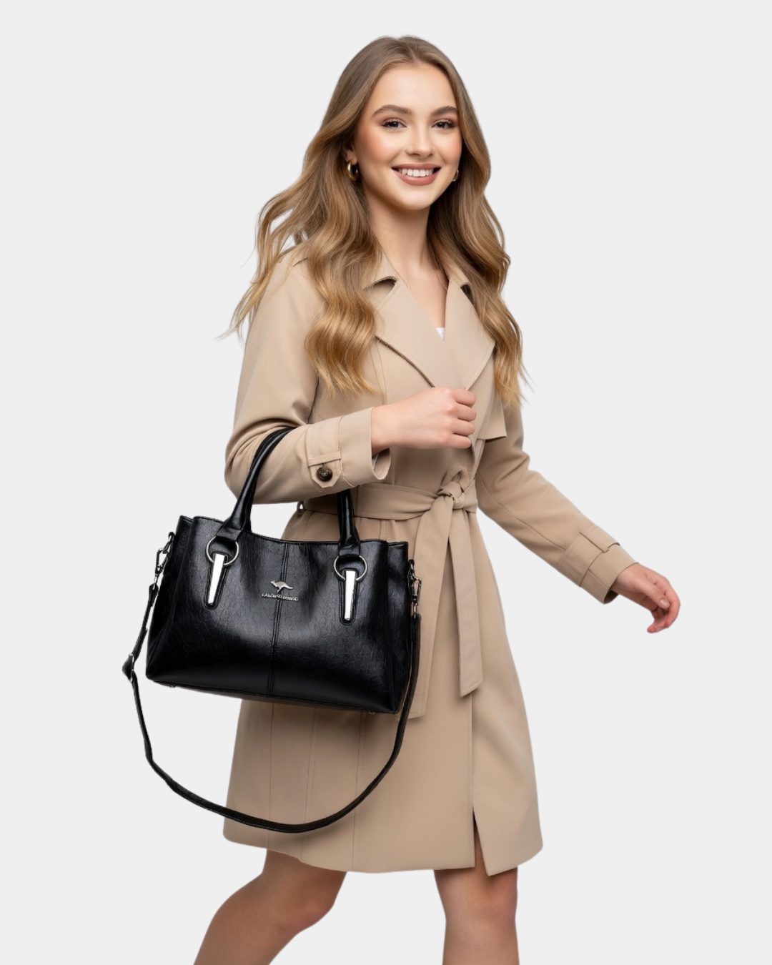 Bolsa retrô em couro