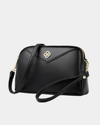 Bolsa de couro solta com alça fina