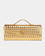 Bolsa Baguete Trançada Luxe Bordeaux