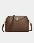 Bolsa de couro solta com alça fina