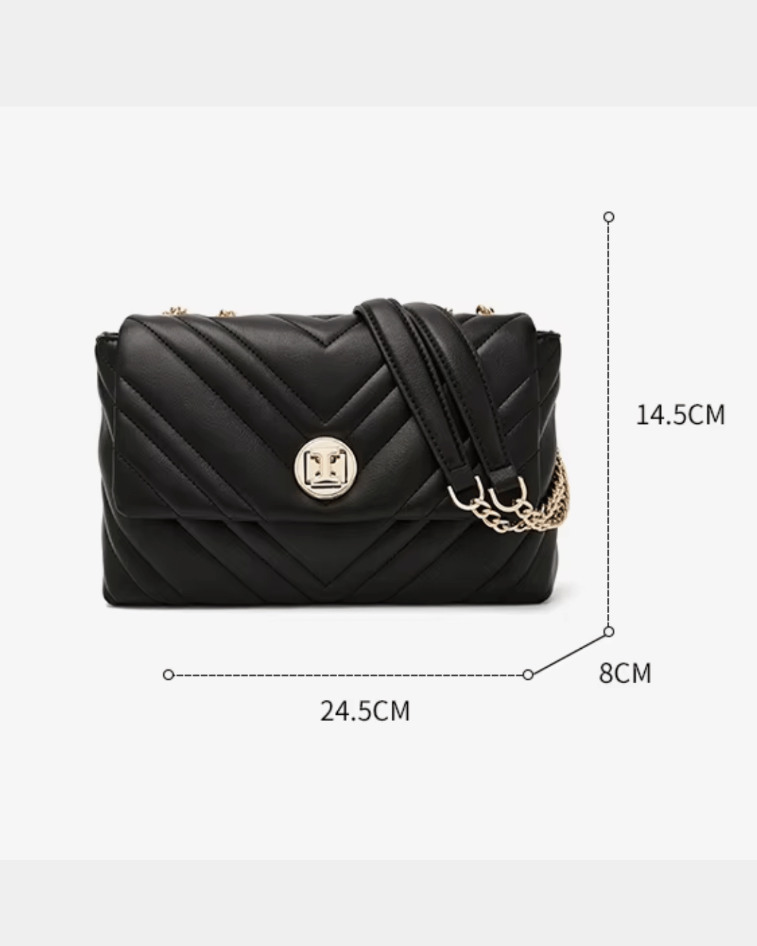 Bolsa Transversal Noir Elegance