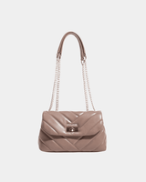 Bolsa Jane Acolchoada em couro premium