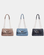 Bolsa Jane Acolchoada em couro premium