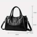 Bolsa retrô em couro