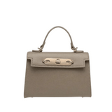 Bolsa de couro Hyde com alça de corrente