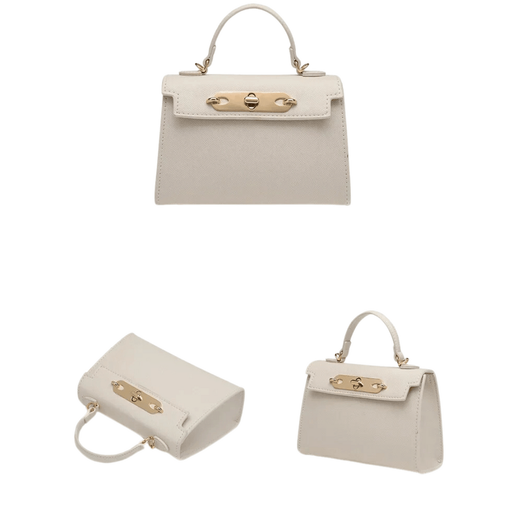 Bolsa de couro Hyde com alça de corrente