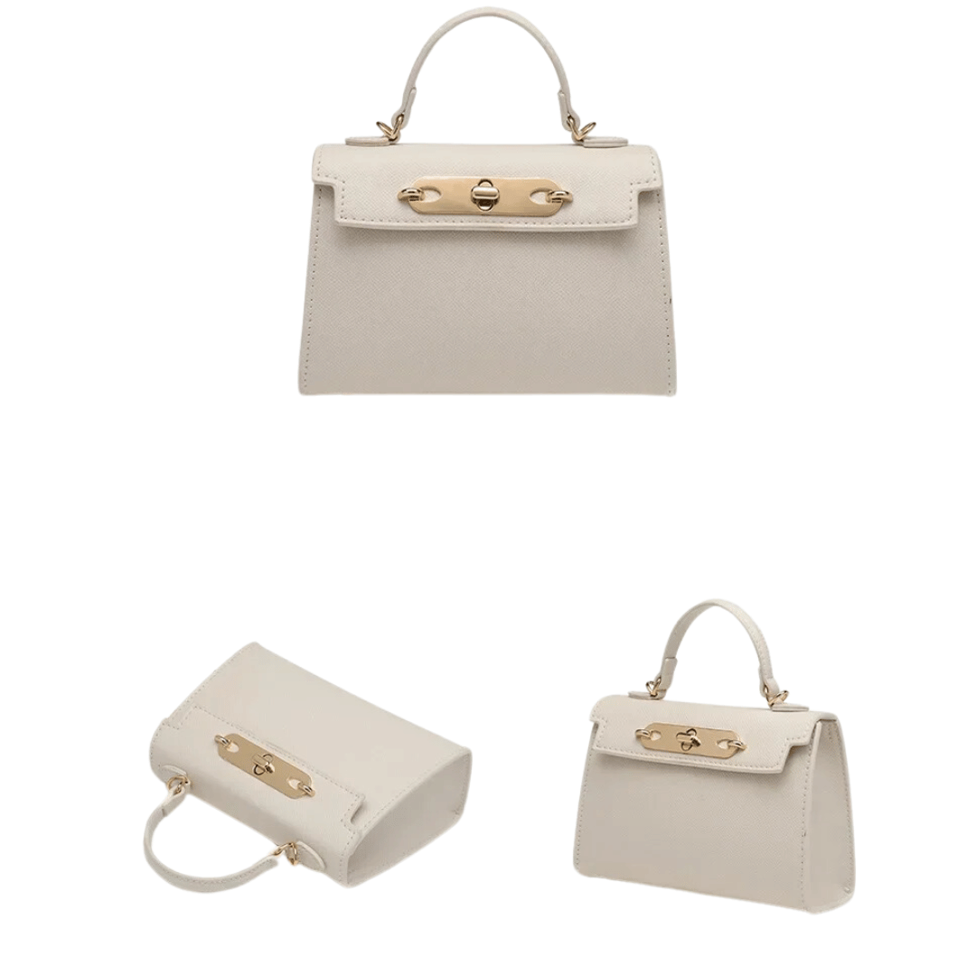 Bolsa de couro Hyde com alça de corrente
