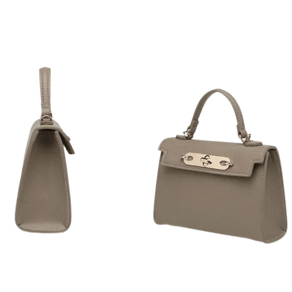 Bolsa de couro Hyde com alça de corrente