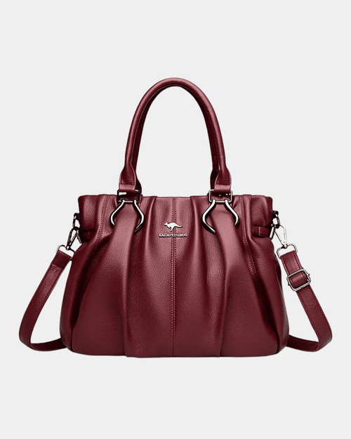 Bolsa Aline elegante em couro