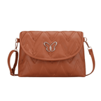 Bolsa acolchoada de couro Helen