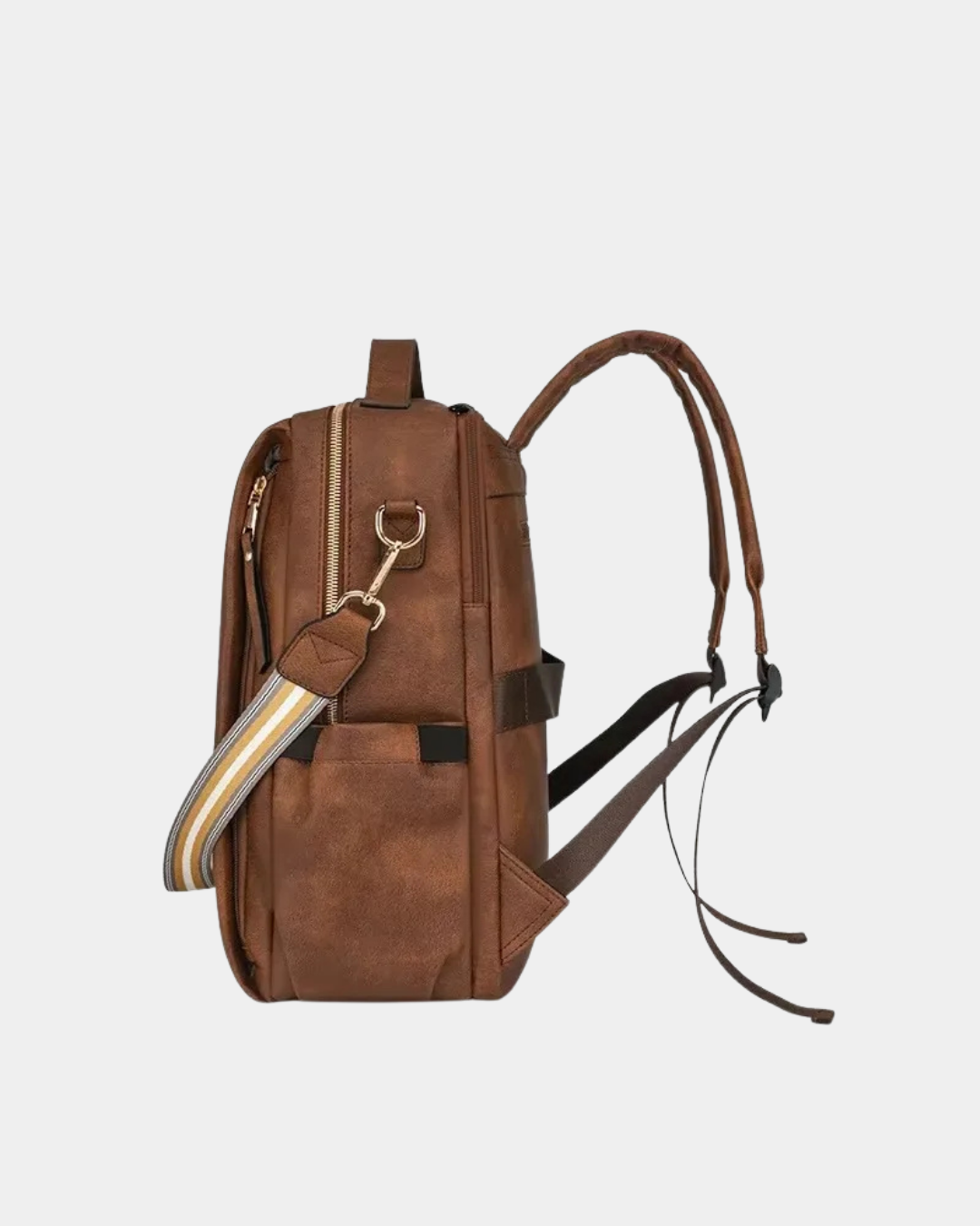 Mochila Estefani em couro modelo novo 2026