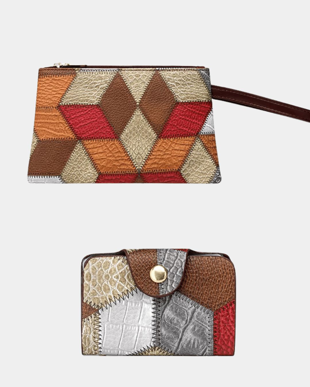 Bolsa Estampa Geométrica 4 peças - Lançamento exclusiv