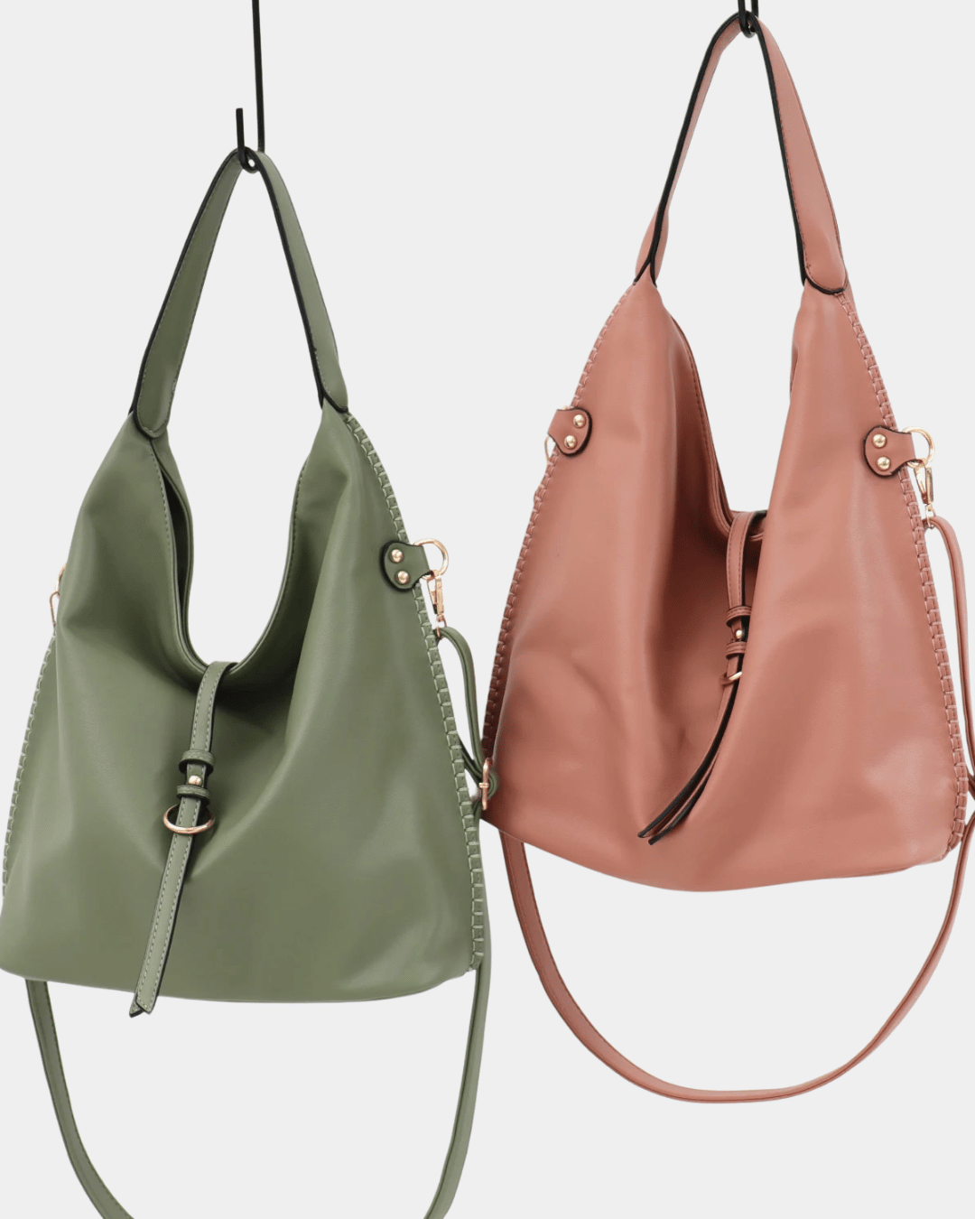 Bolsa Emma em couro legítim