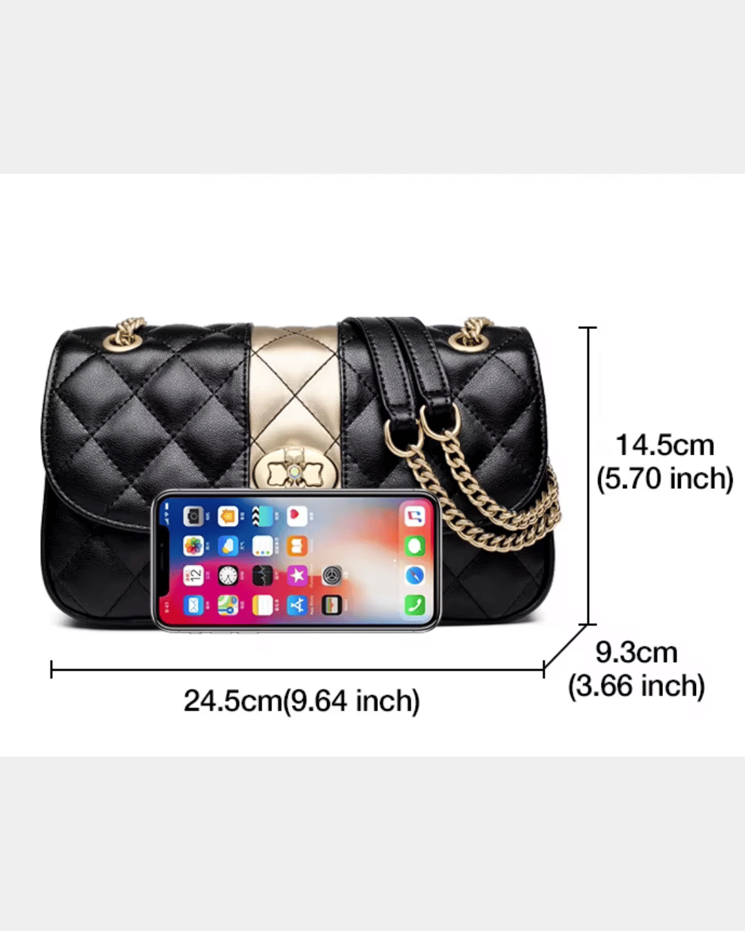 Bolsa Transversal Royale Noir