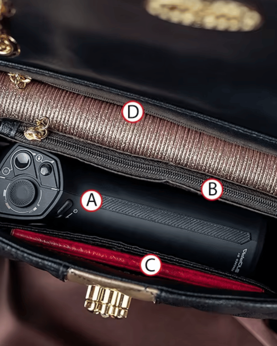 Bolsa Transversal Royale Noir
