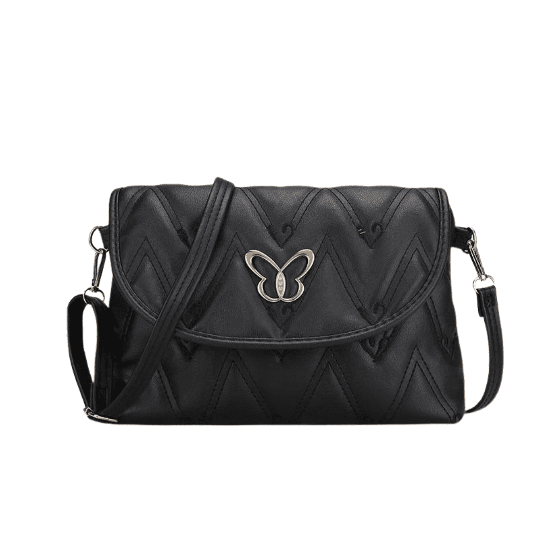 Bolsa acolchoada de couro Helen