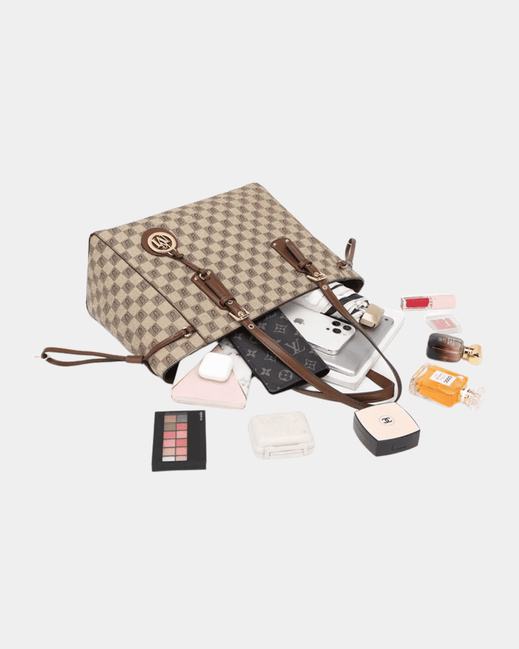 Bolsa Louise Retro em couro premium