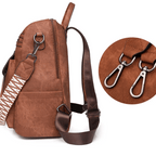 Mochila Sandy Vintage Couro, Nova Coleção 2026