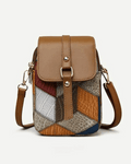 Mini Bolsa Crossbody com Estampa Geométrica