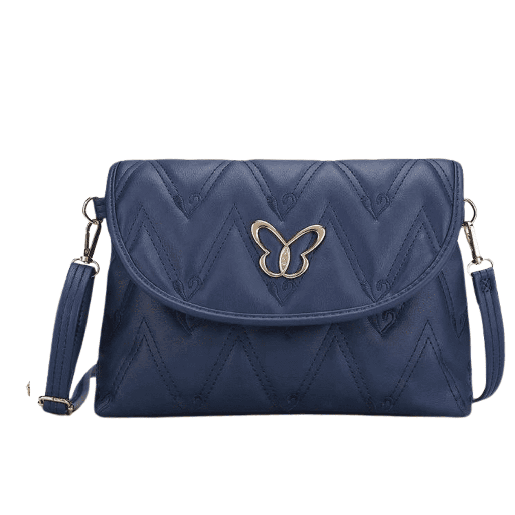 Bolsa acolchoada de couro Helen