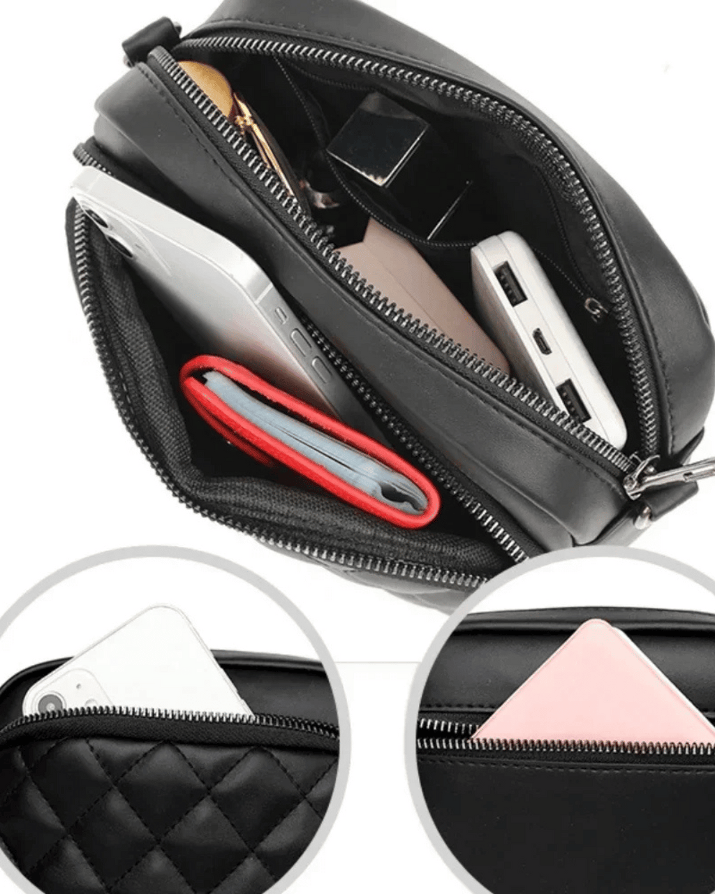 Bolsa Suzane em couro