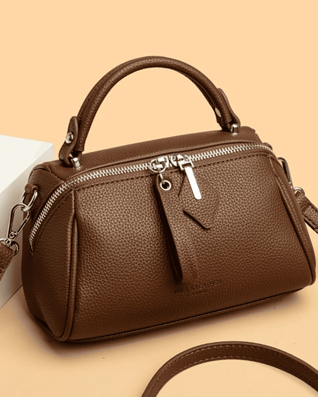 Bolsa Boston com alça transversal