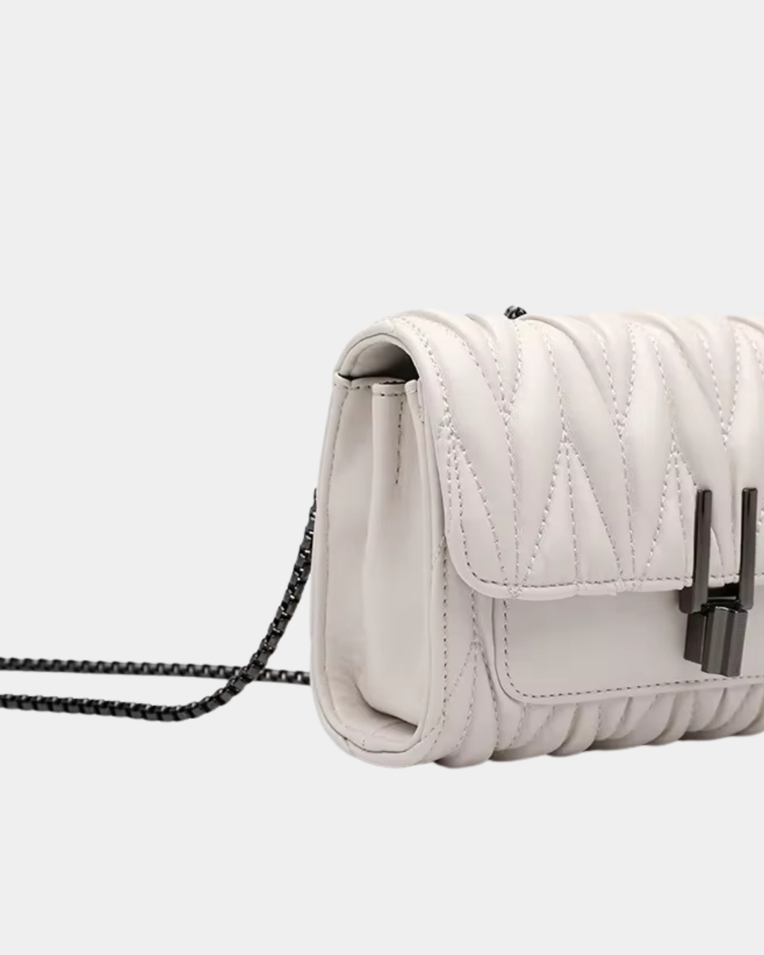 Bolsa Hot em couro acolchoado