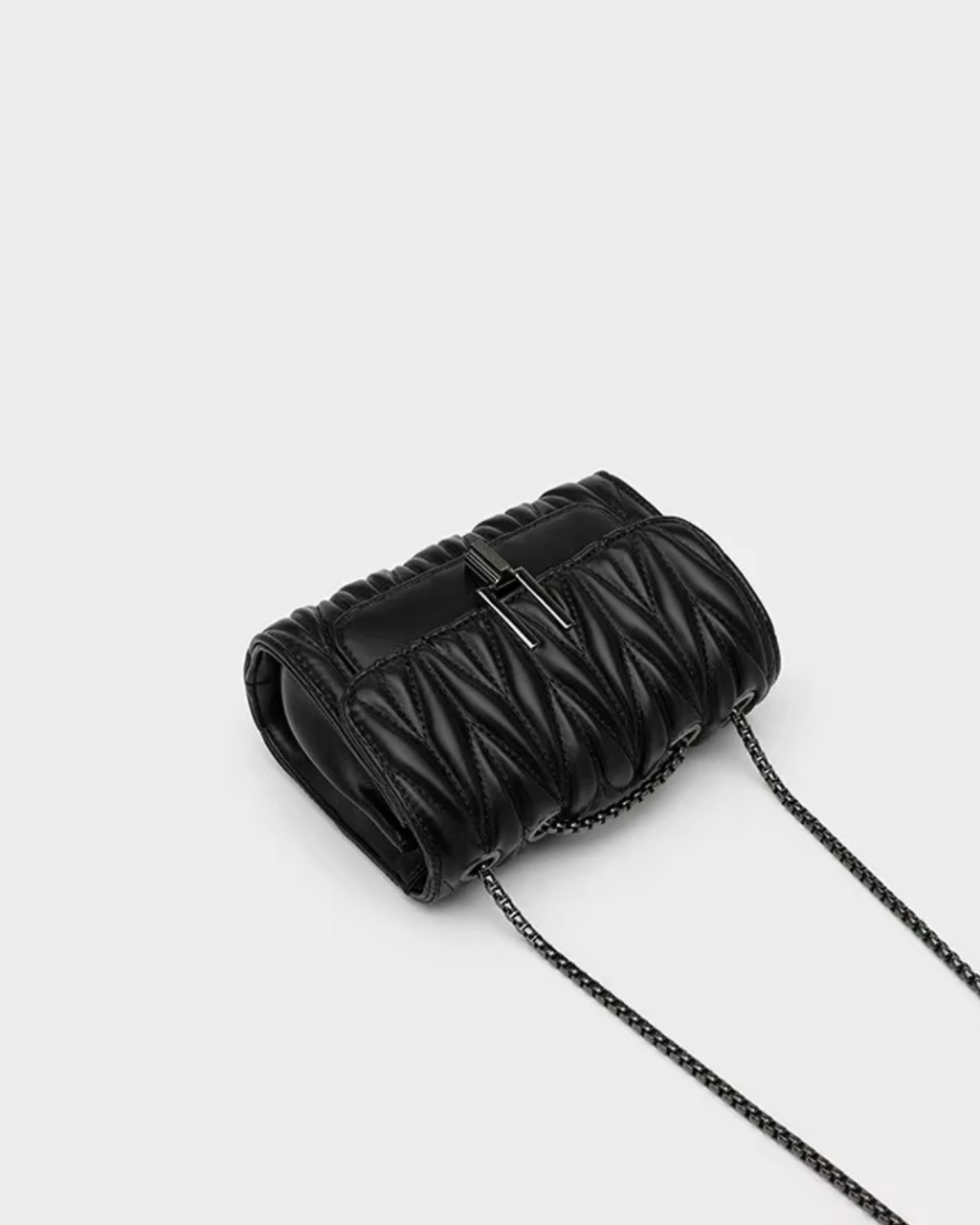 Bolsa Hot em couro acolchoado