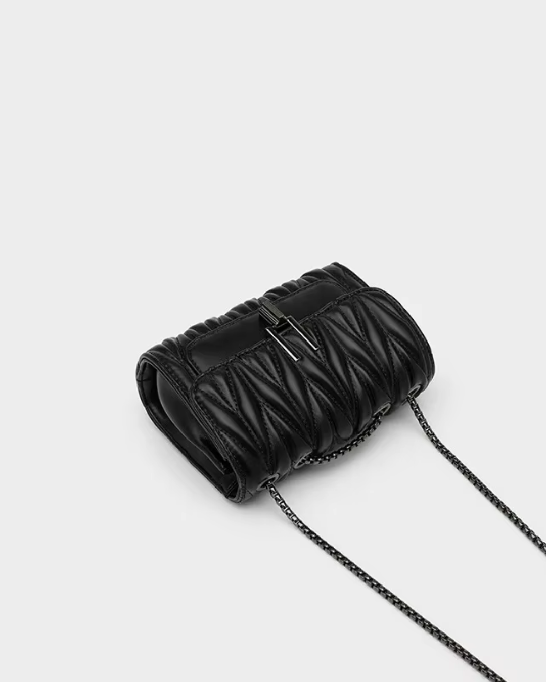 Bolsa Hot em couro acolchoado