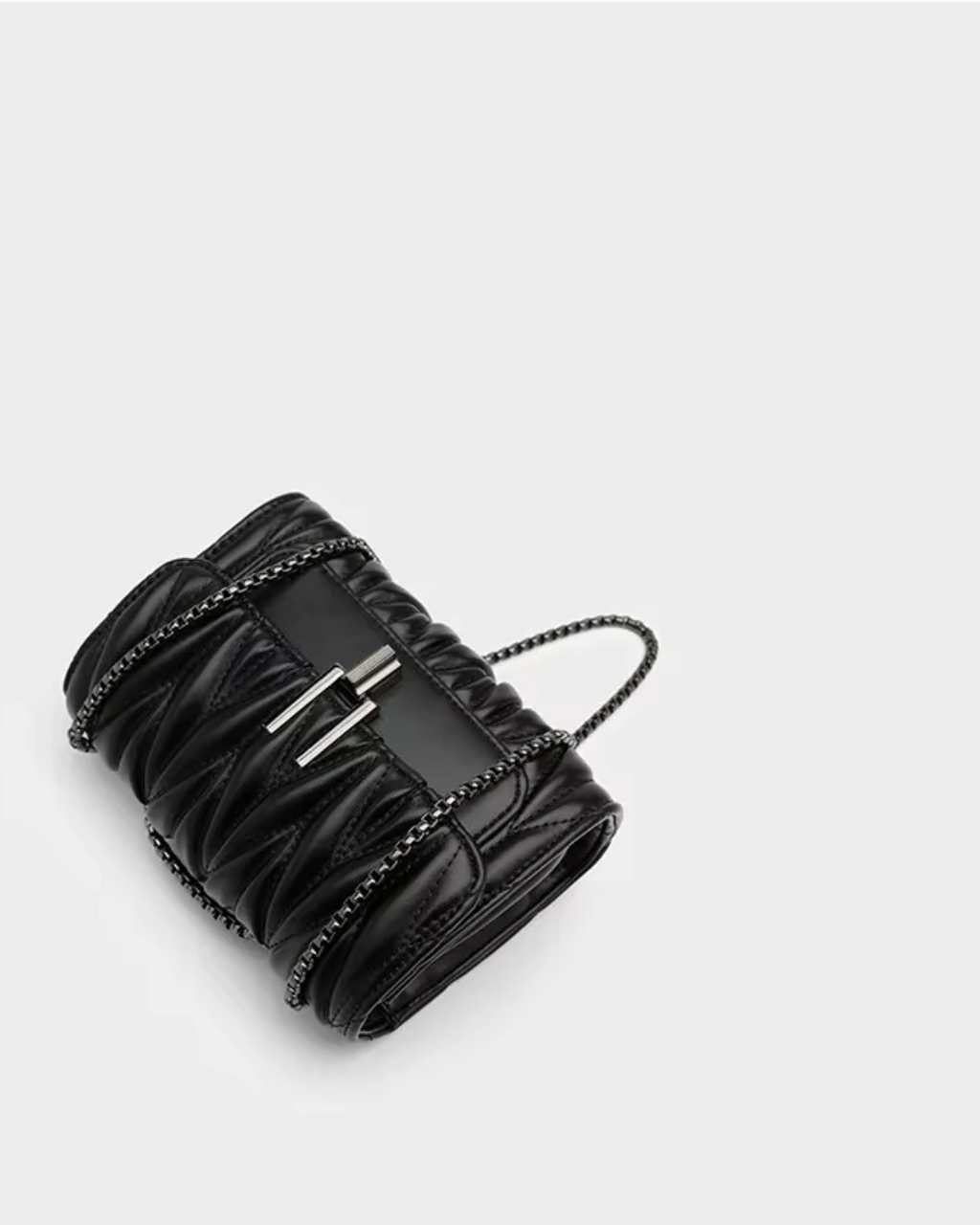 Bolsa Hot em couro acolchoado