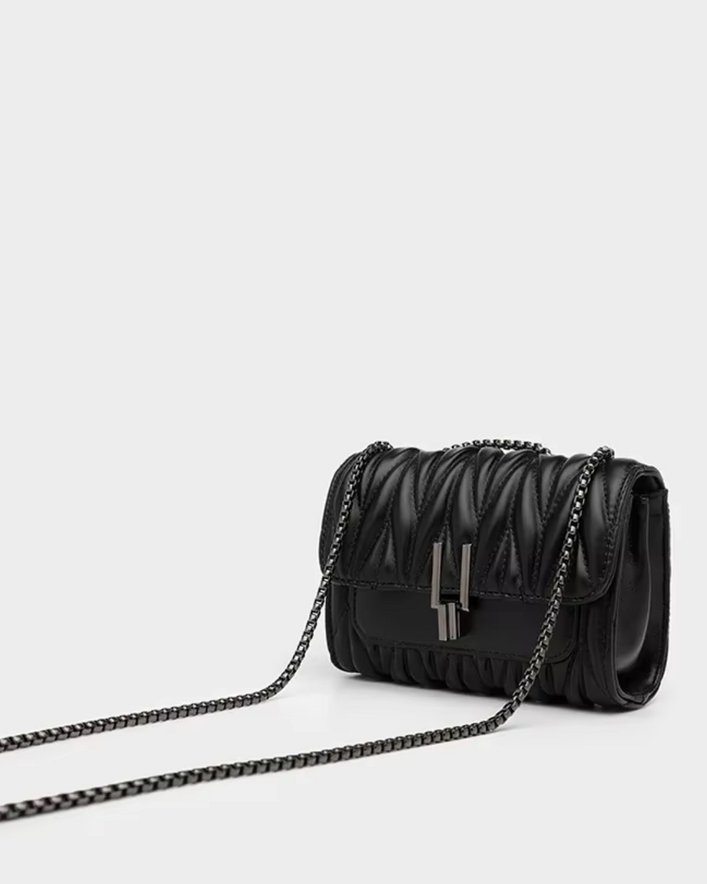 Bolsa Hot em couro acolchoado