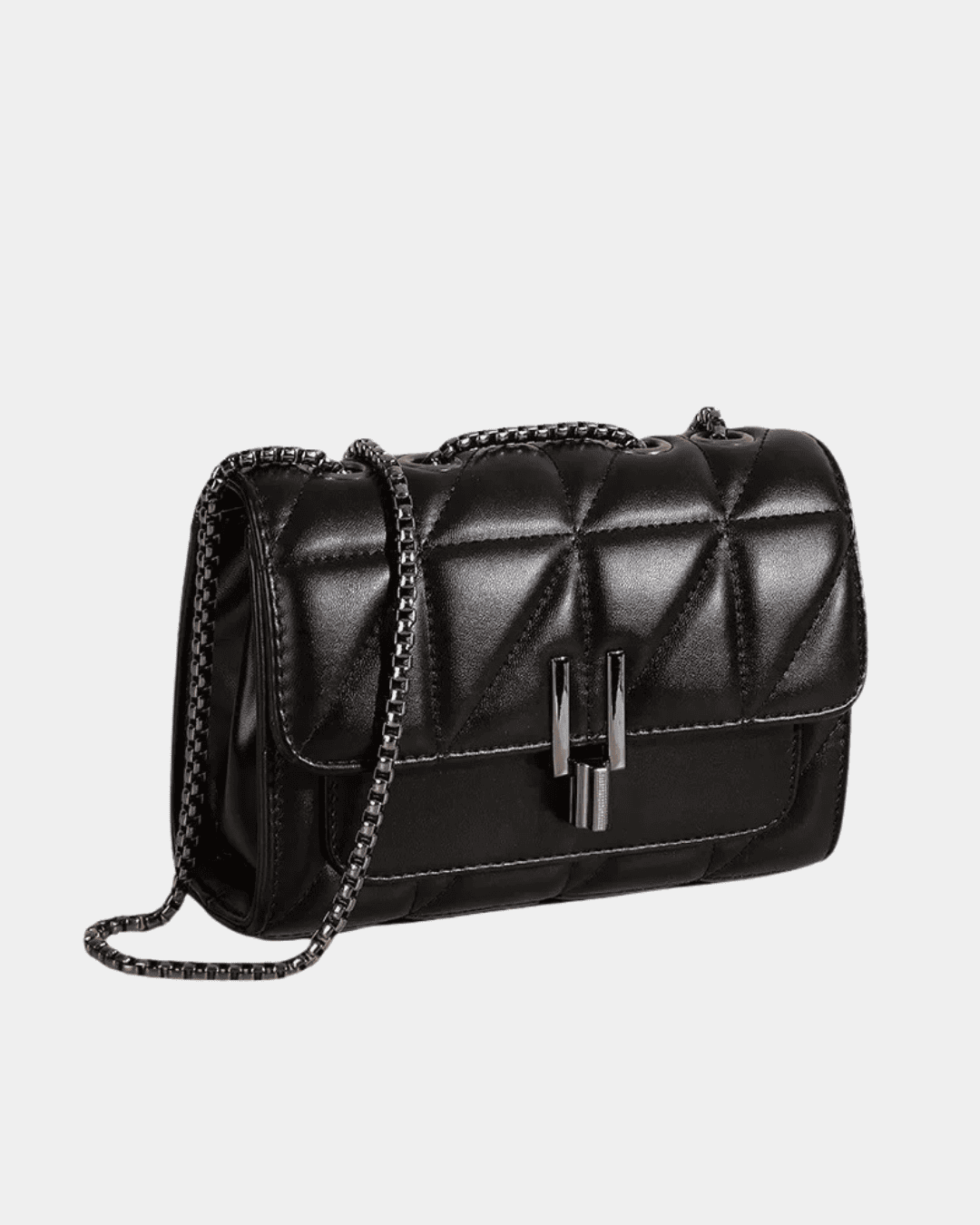 Bolsa Nina em couro acolchoado